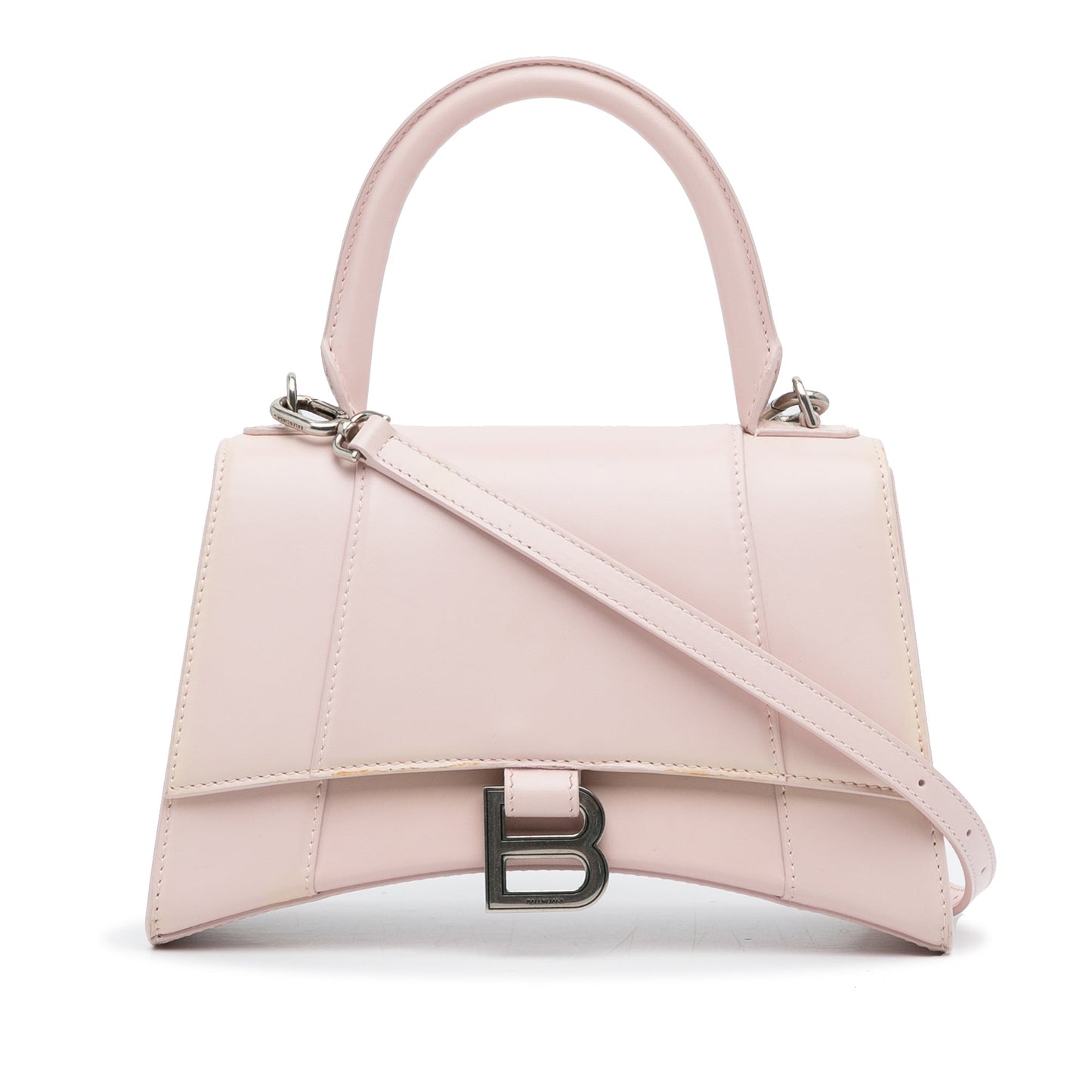 Pink Balenciaga Hourglass S Satchel