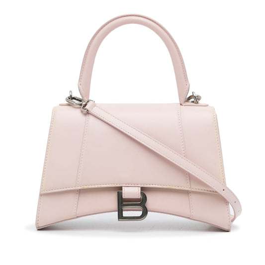 Pink Balenciaga Hourglass S Satchel