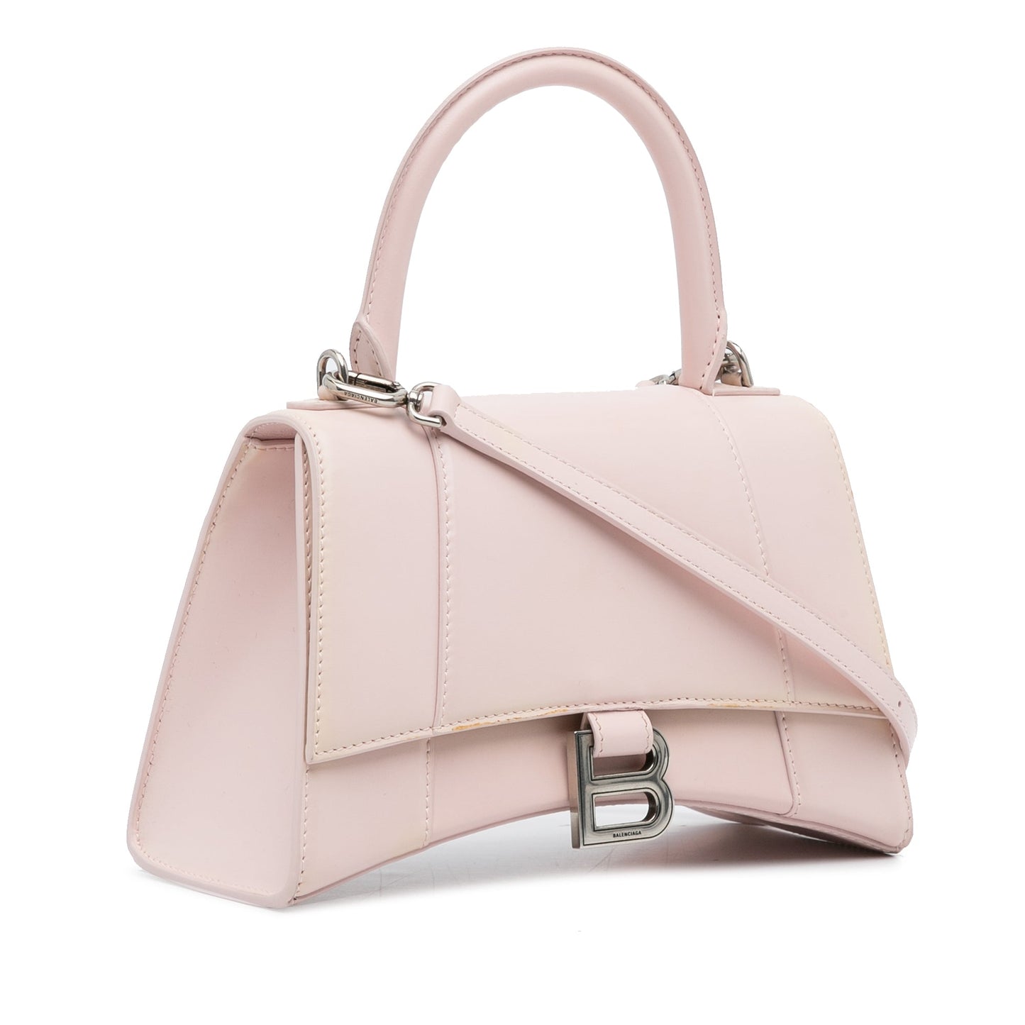 Pink Balenciaga Hourglass S Satchel