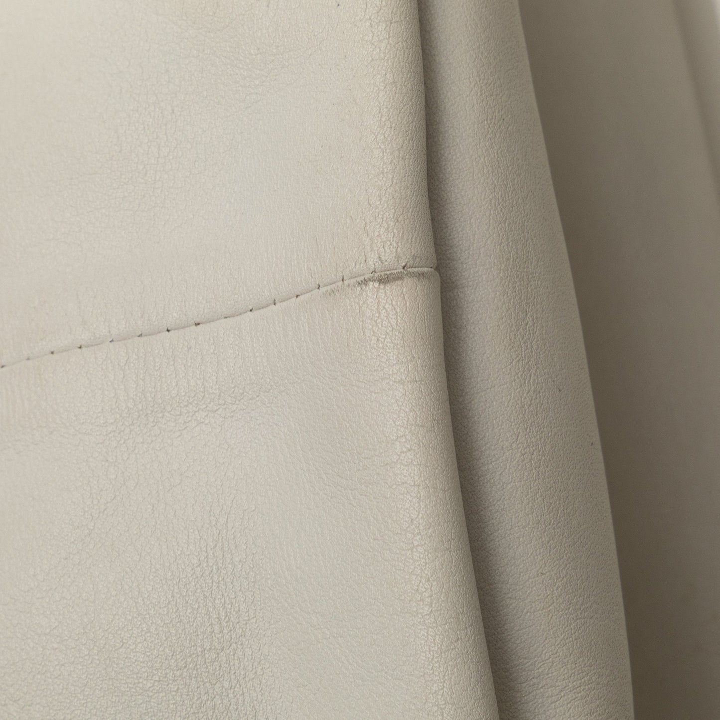 White Bottega Veneta Mini Lambskin Double Knot Bag