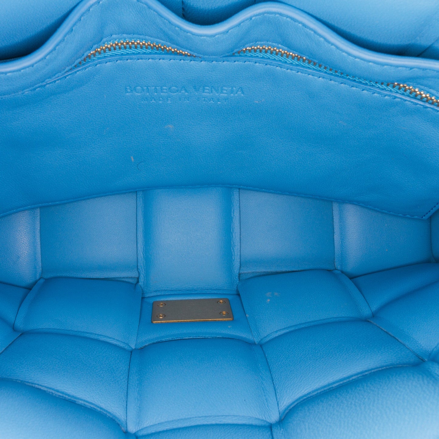 Bottega Veneta Sac Nappa Intrecciato Padded Chain Cassette Satchel