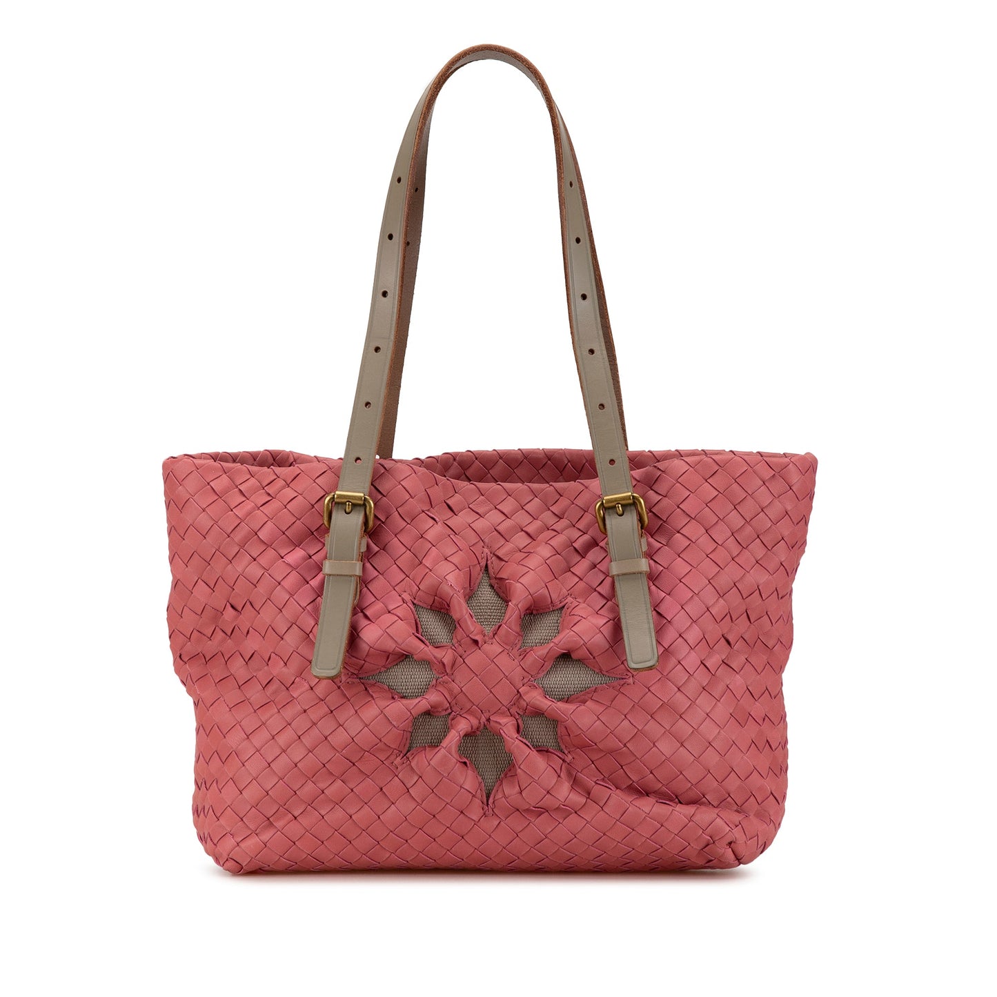 Bottega Veneta Sac Intrecciato Marquise Flower Tote