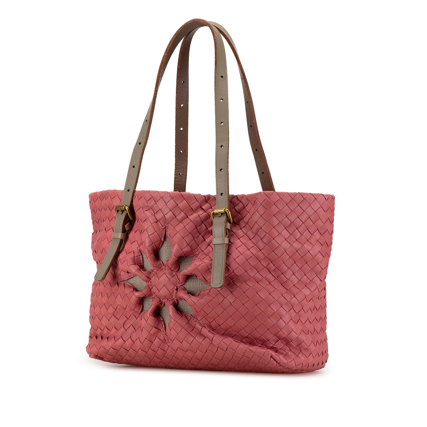 Bottega Veneta Sac Intrecciato Marquise Flower Tote