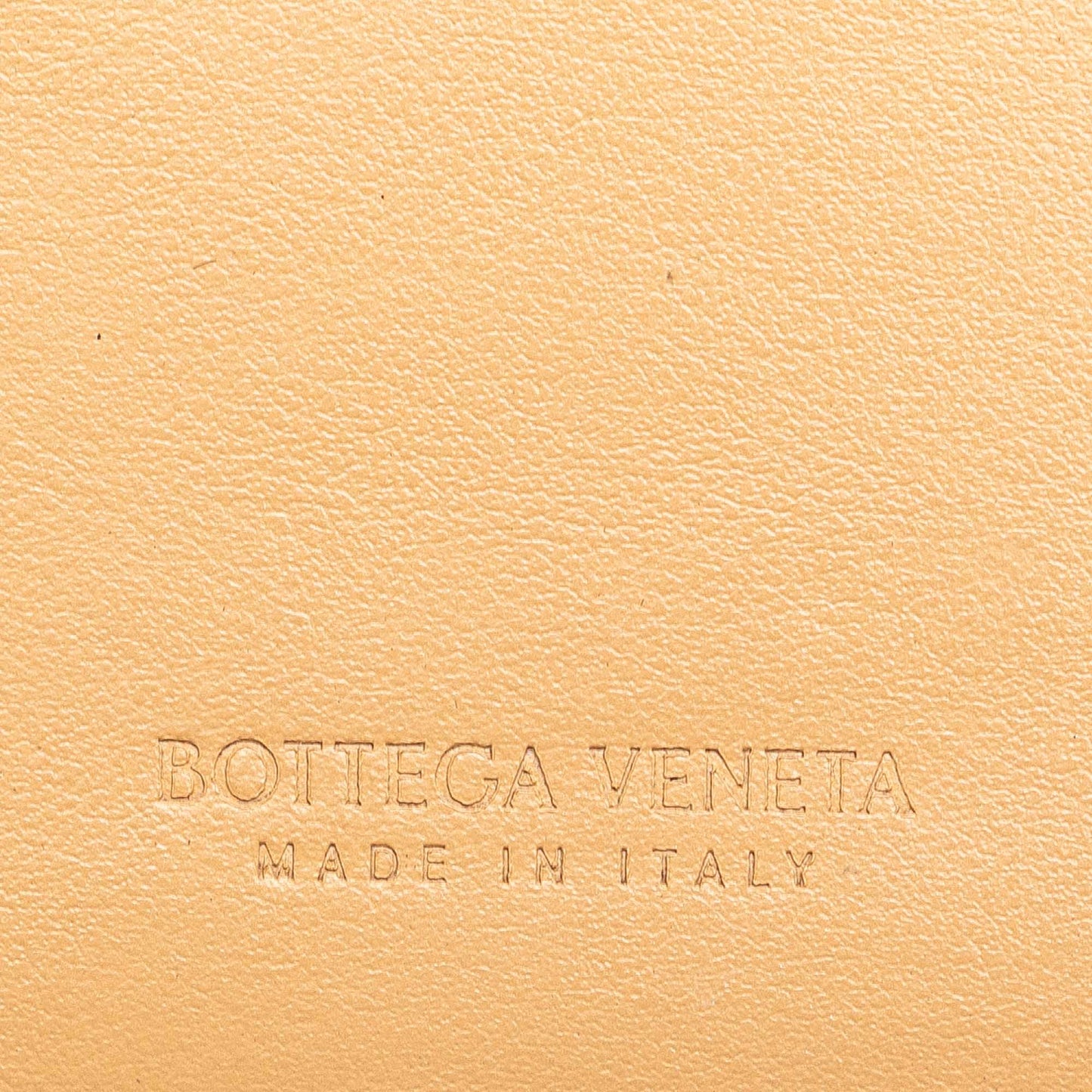 Tan Bottega Veneta Nappa Intrecciato Bifold Wallet