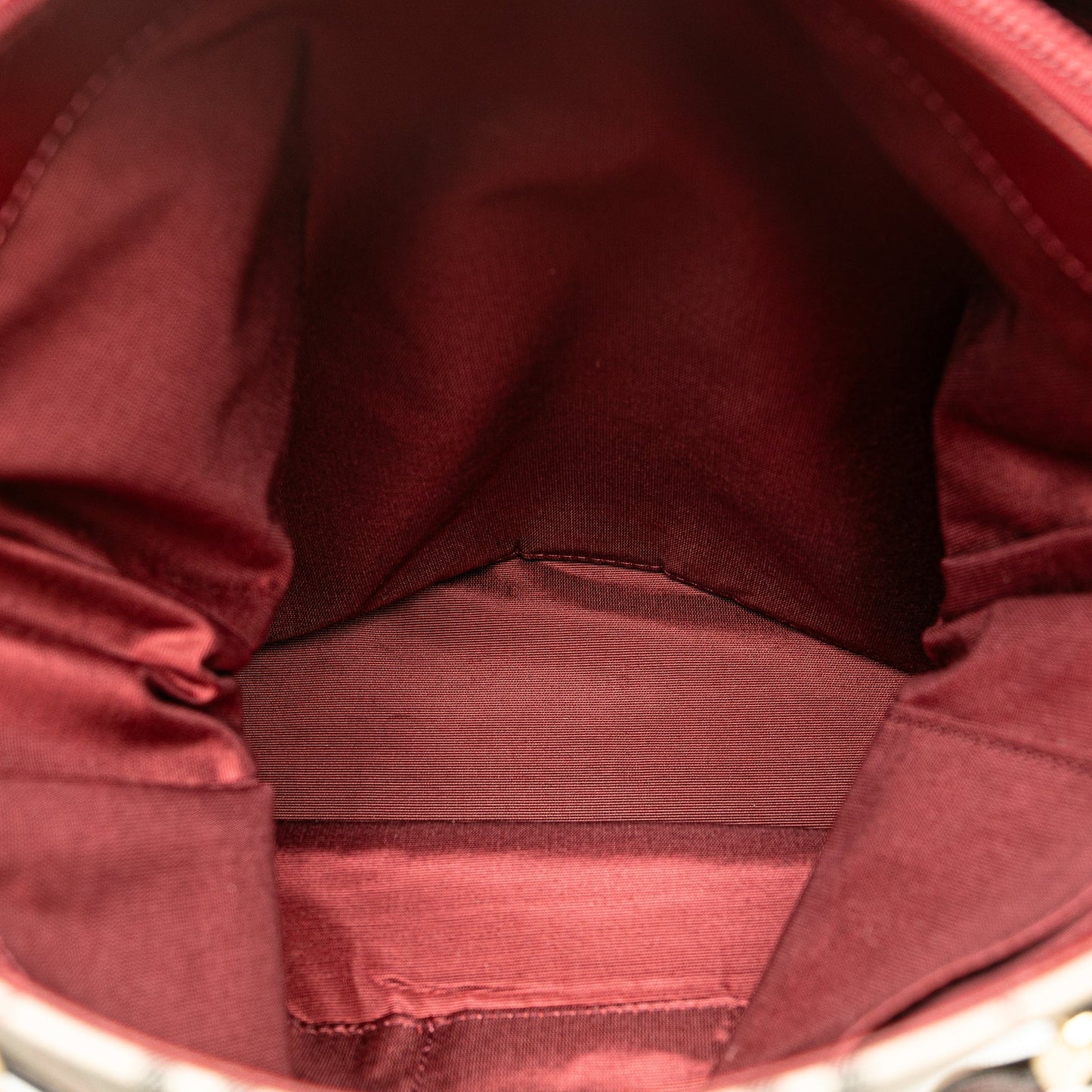 Beige Burberry House Check Canvas Tote