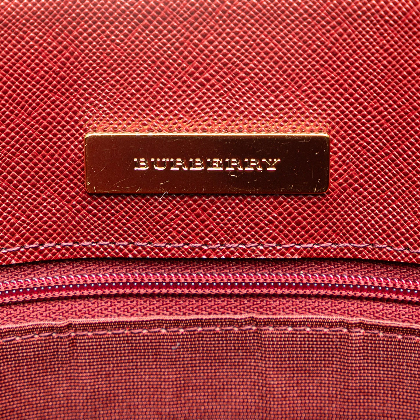 Beige Burberry House Check Canvas Tote