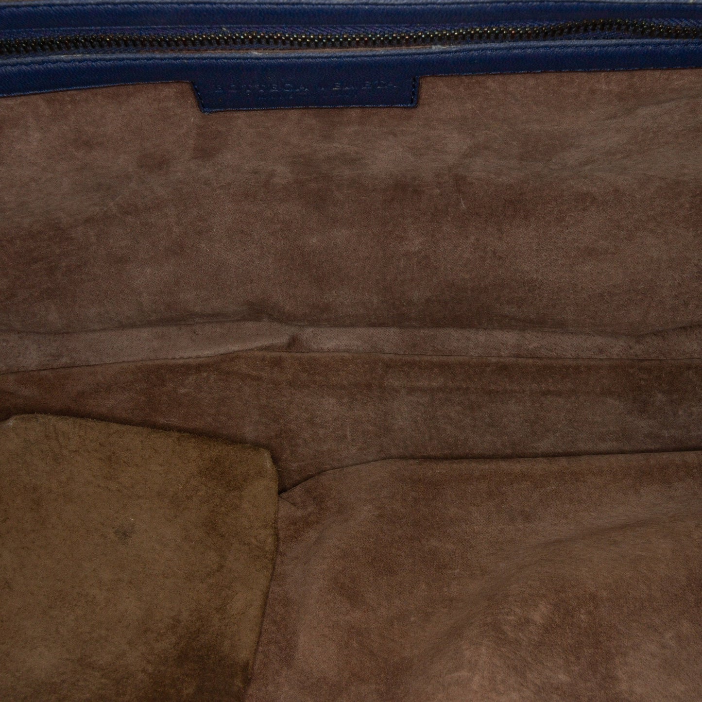 Blue Bottega Veneta Nappa Intrecciato Montaigne Shoulder Bag