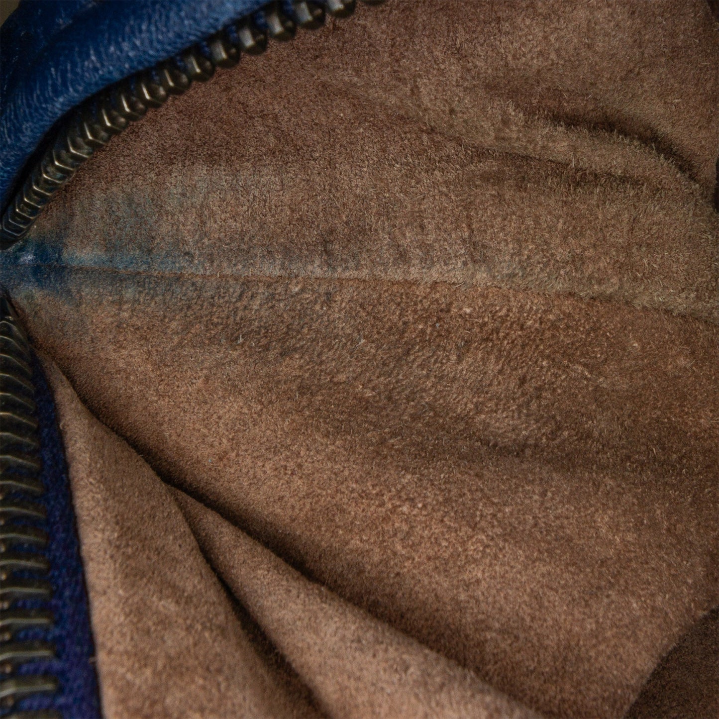 Blue Bottega Veneta Nappa Intrecciato Montaigne Shoulder Bag