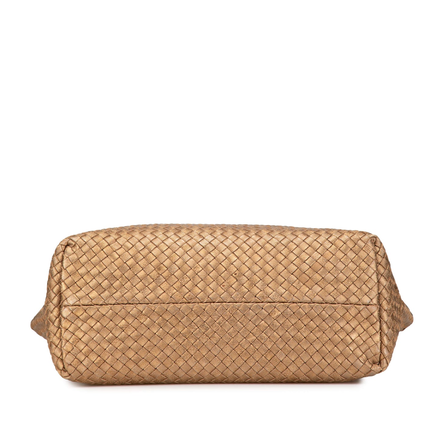 Bottega Veneta Sac Medium Lambskin Intreccio Cabat Tote