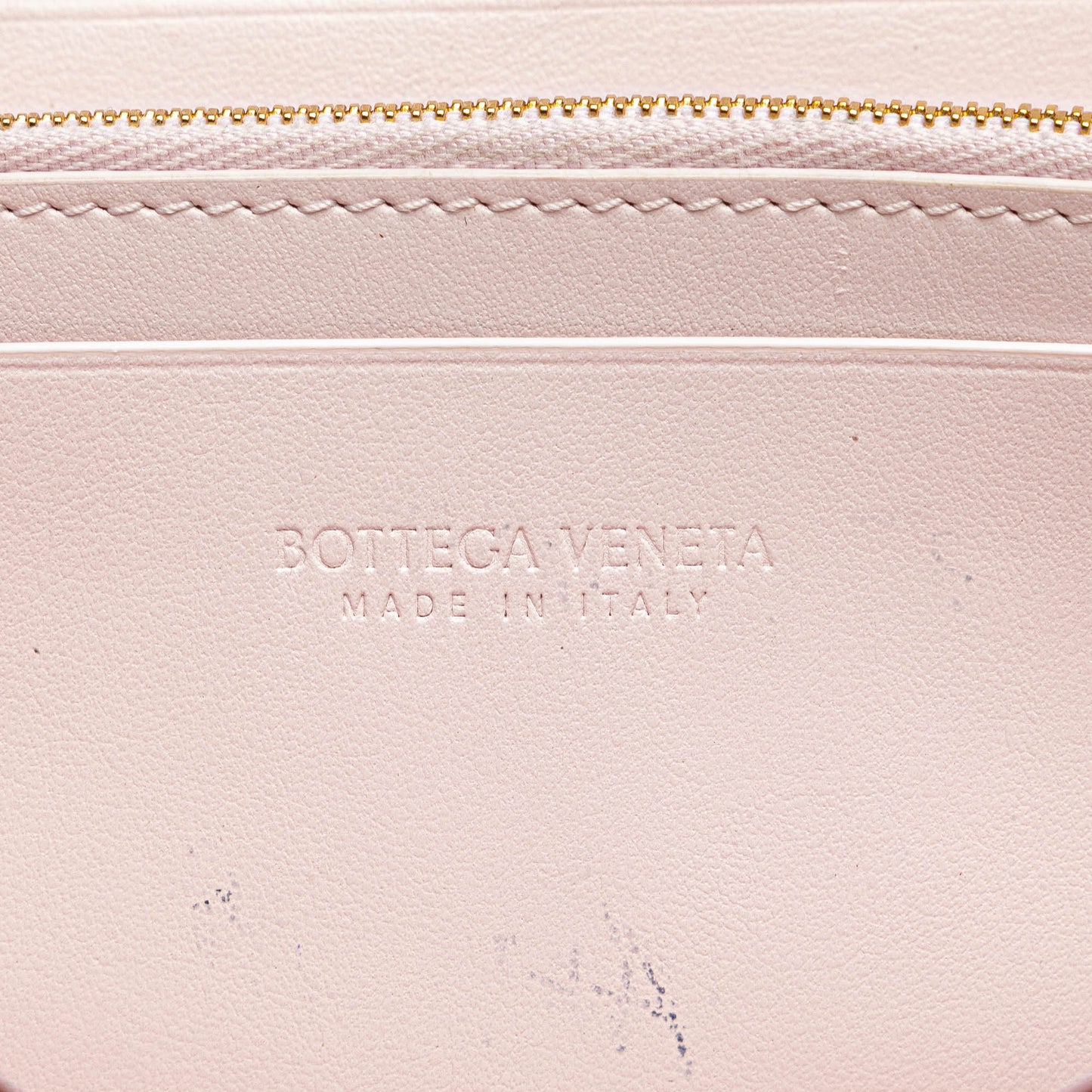 Red Bottega Veneta Large Lambskin Intreccio Cassette Flap Wallet