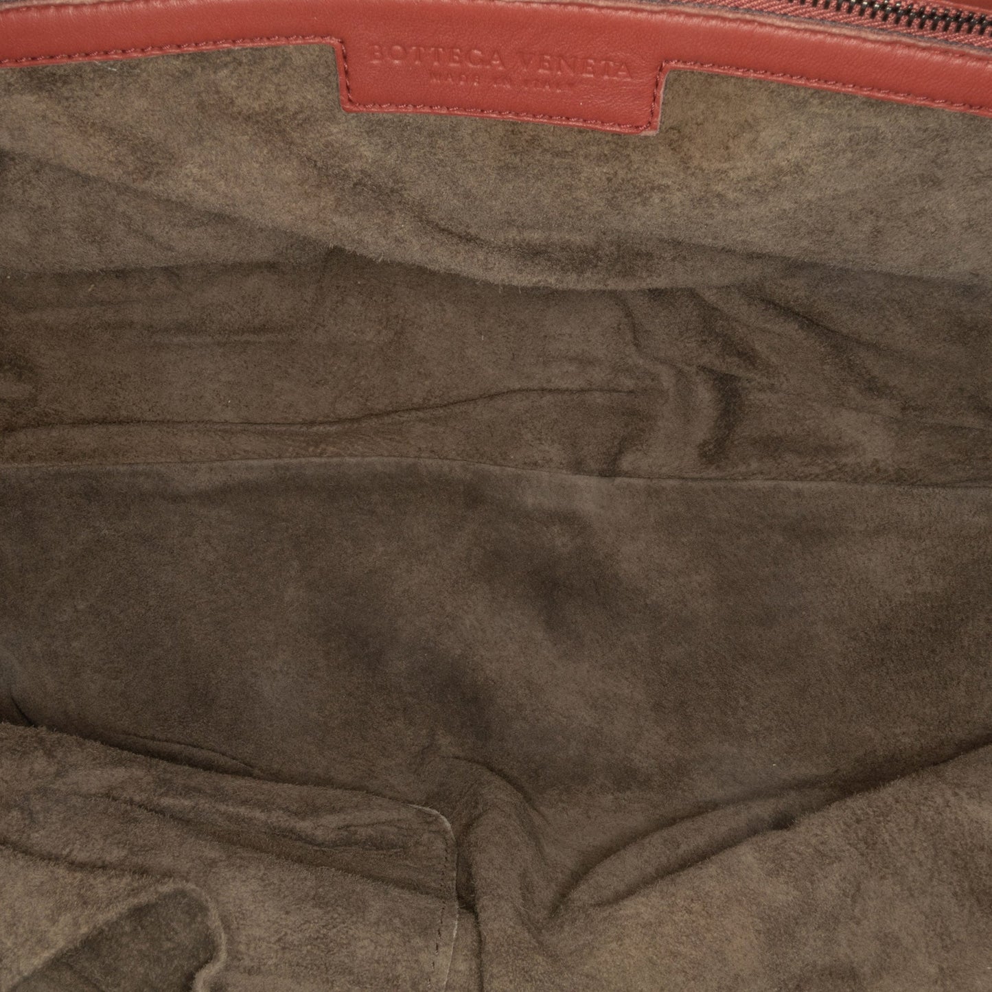 Red Bottega Veneta Nappa Intrecciato Montaigne Shoulder Bag