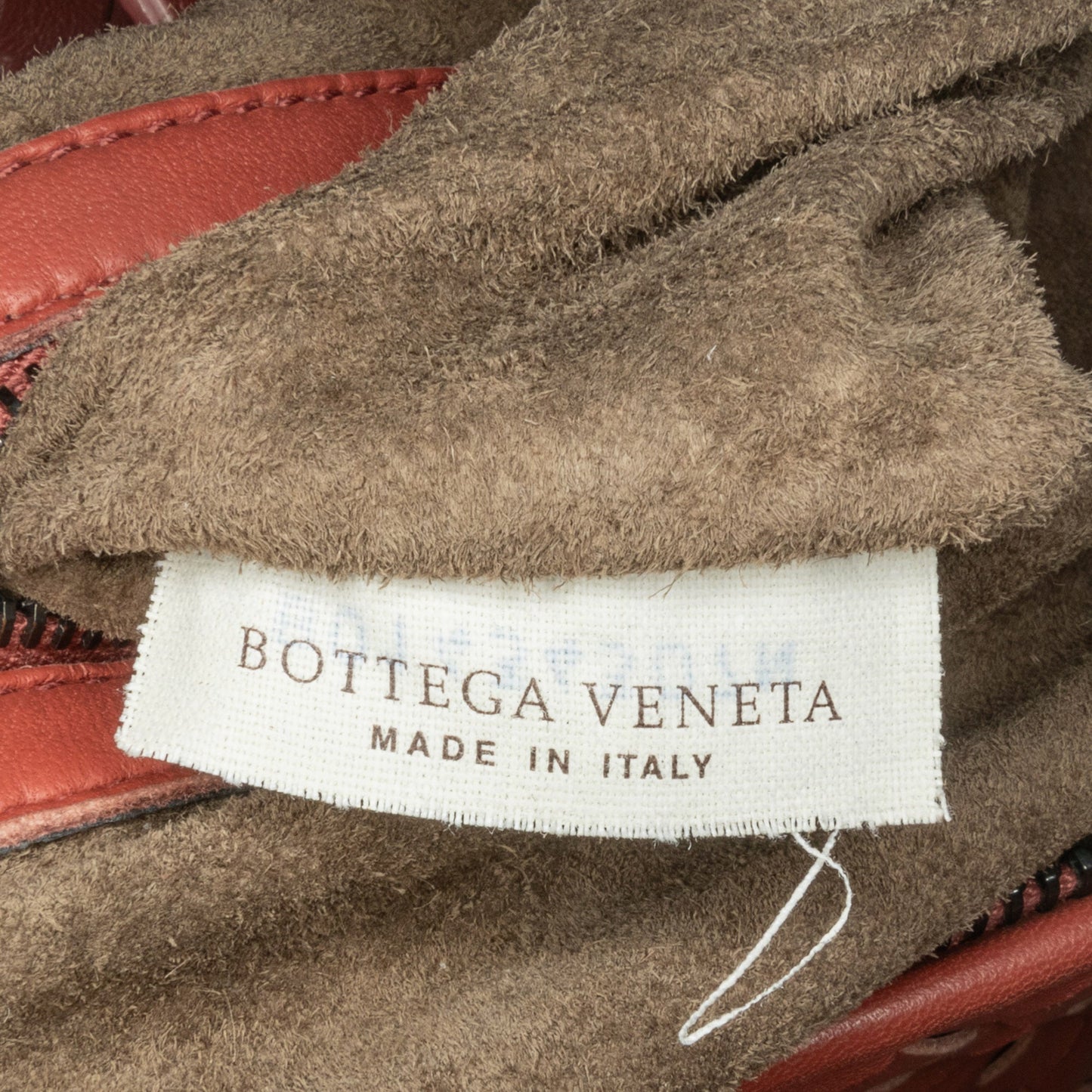 Red Bottega Veneta Nappa Intrecciato Montaigne Shoulder Bag