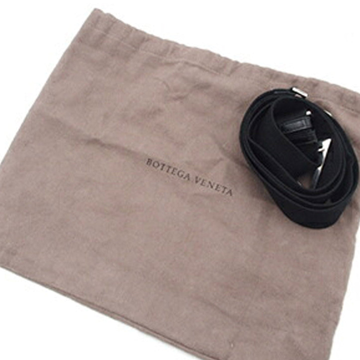 Black Bottega Veneta Spazzolato Intrecciato Box Messenger Bag