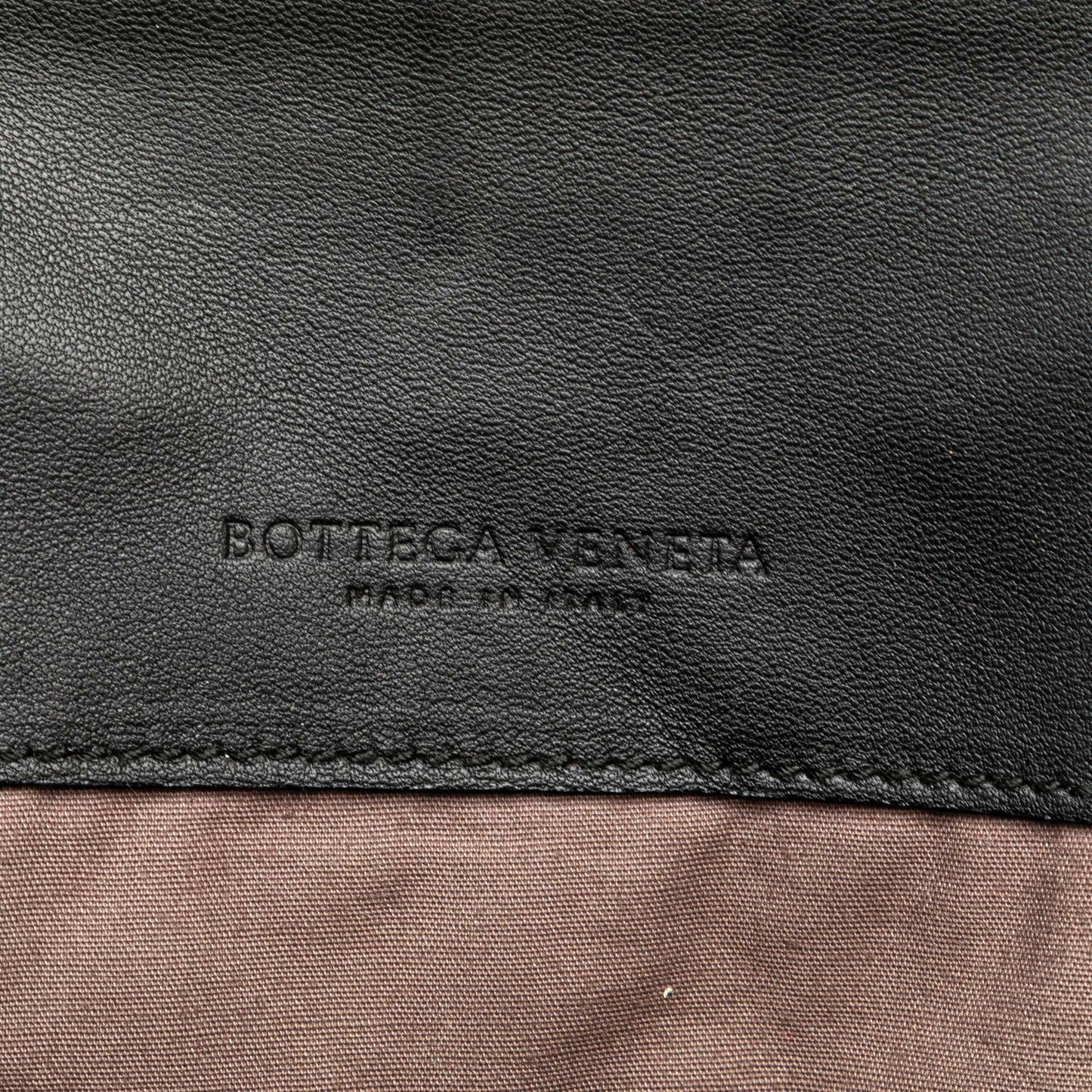 Black Bottega Veneta Nappa Intrecciato Belt Strap Tote