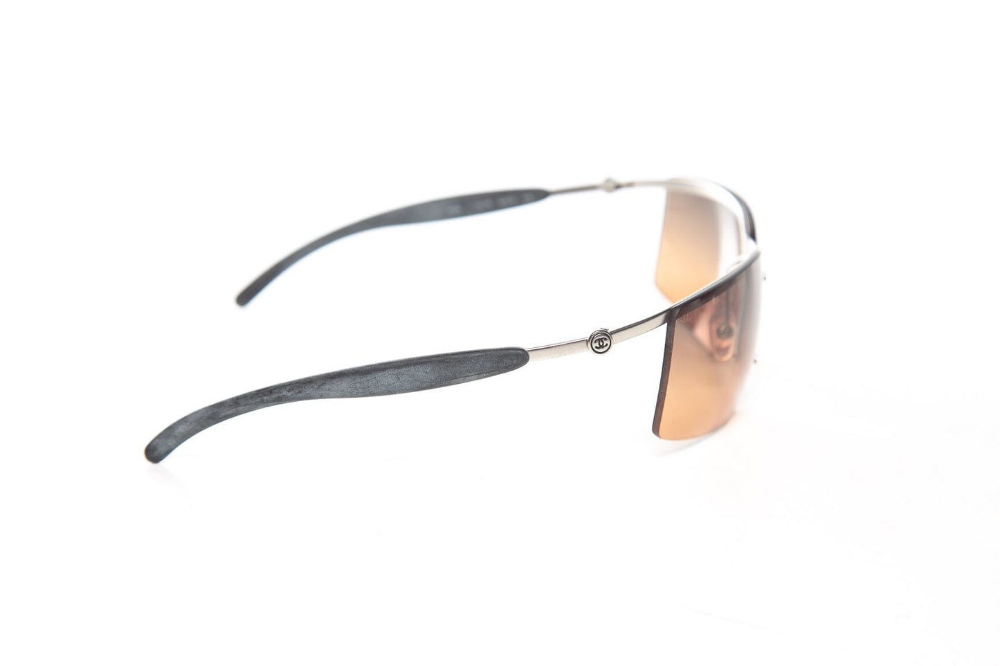 Chanel Orange Shield Gradient Sunglasses