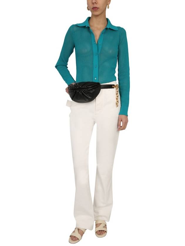 Bottega Veneta mesh crystal cardigan