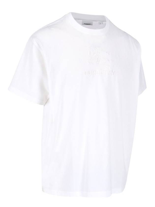 Burberry EKD Cotton Short Sleeve T-Shirt White