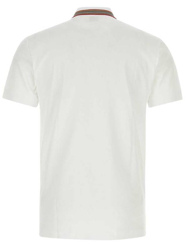 Burberry Cotton Polo Shirt White