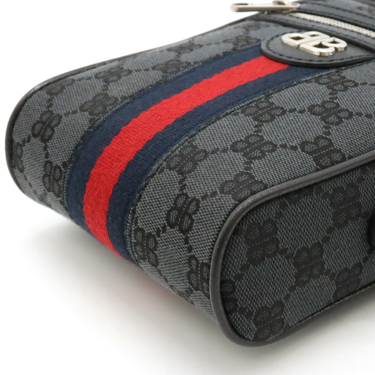 Gucci Balenciaga Hacker Canvas Shoulder Bag