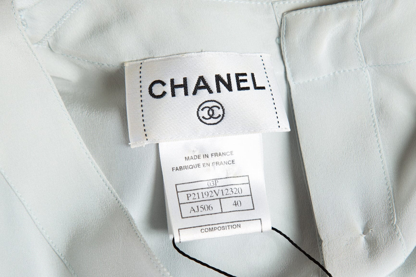 Chanel Vintage 2003 Spring Grey Sleeveless Blouse SZ 40