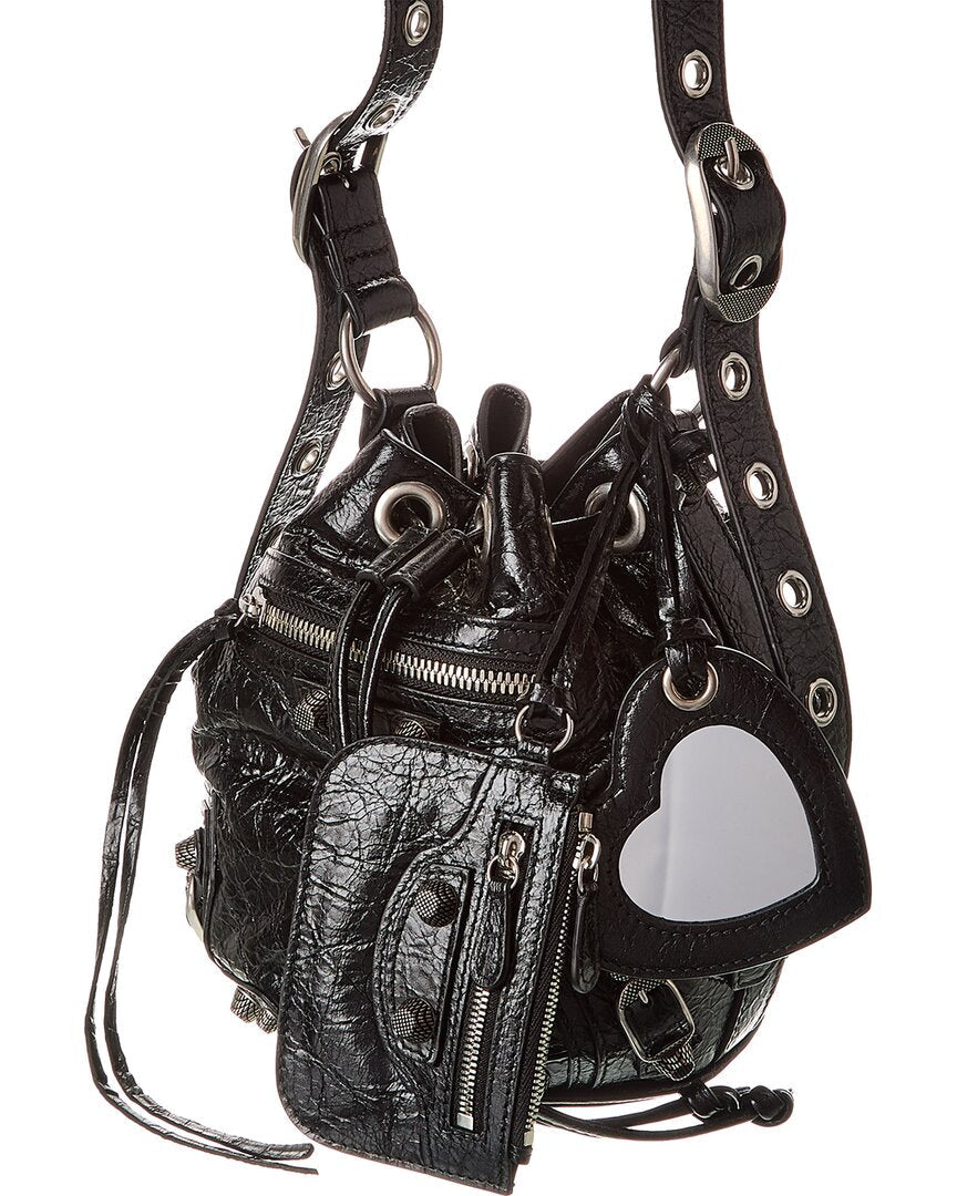 Balenciaga Le Cagole XS Leather Bucket Bag