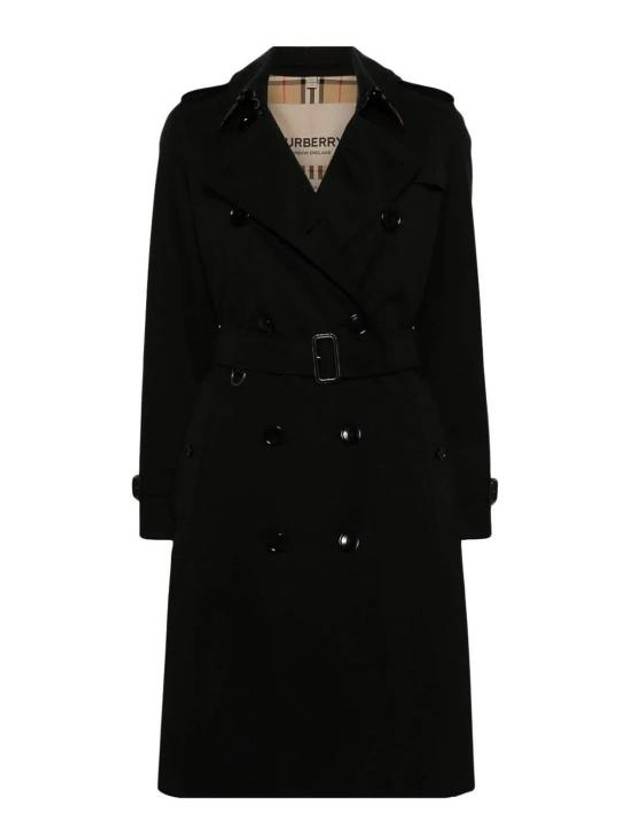 Burberry Kensington Trench Coat Black