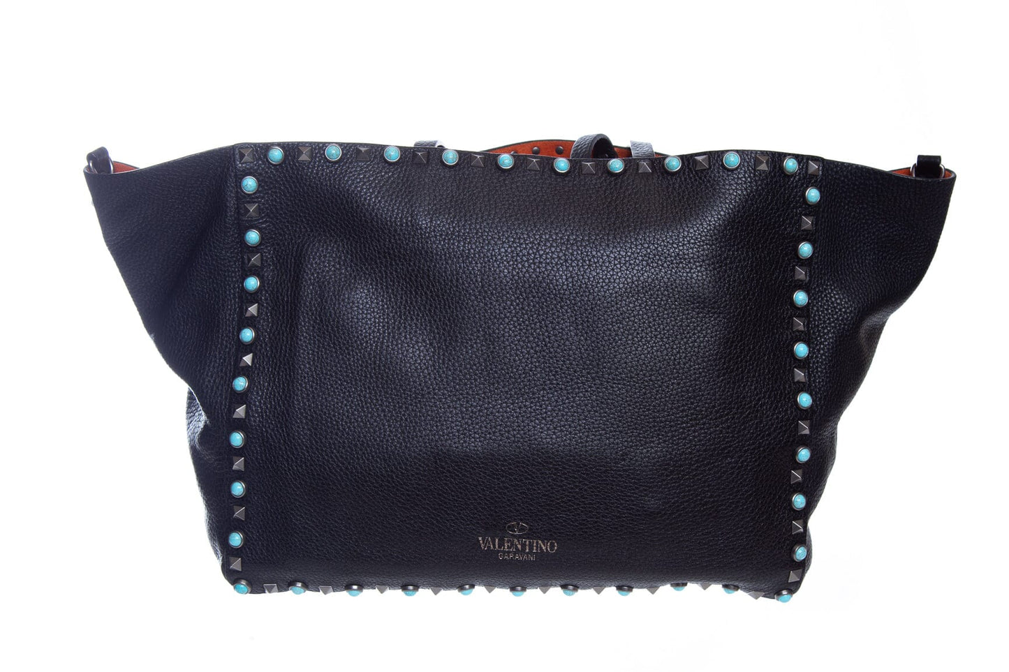 Valentino Multicolor Beaded Leather Rockstud Tote