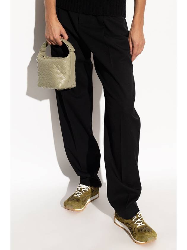 Bottega Veneta Candy Wallace Intrecciato Tote Bag Travertine