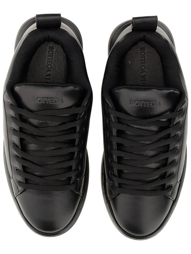 Bottega Veneta Pillow Leather Low Top Sneakers Black