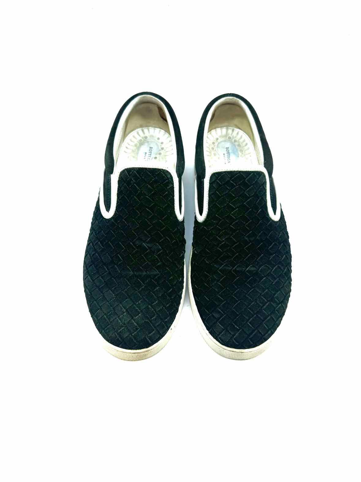 BOTTEGA VENETA Size 10 Black Men's Sneakers