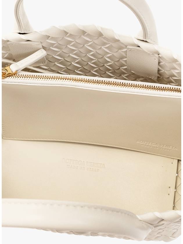Bottega Veneta Mini Cava Tote Bag White