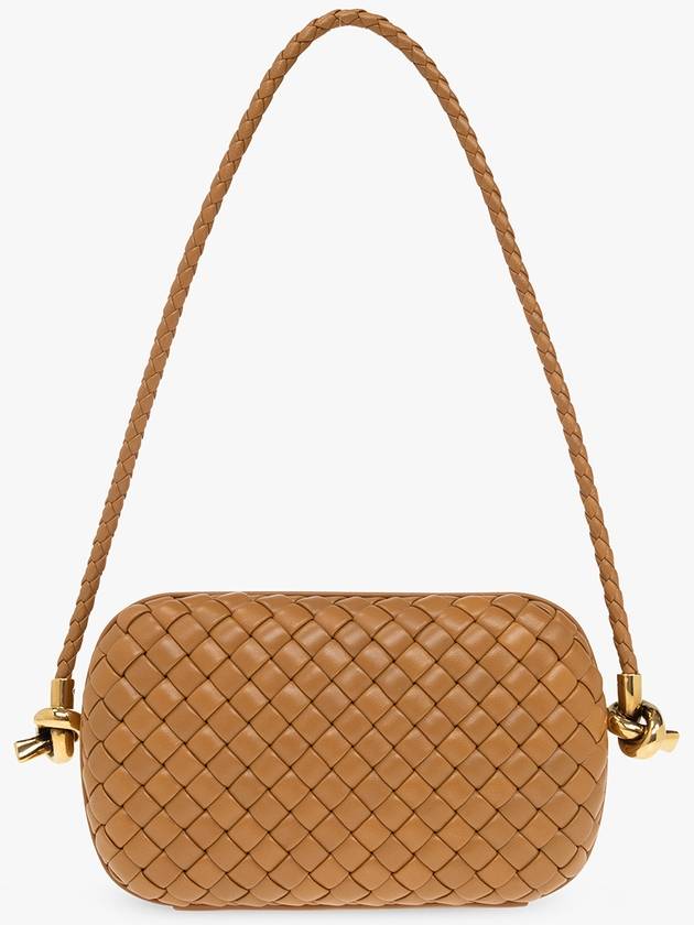 Bottega Veneta Knot Minadiair On Strap Tote Bag Camel