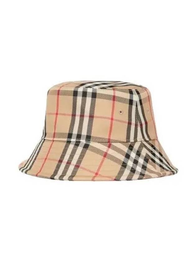 Burberry Vintage Check Technical Bucket Hat Beige