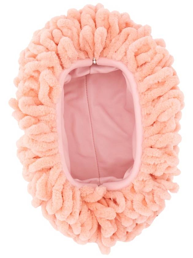 Bottega Veneta Chenille Mini Pouch Bag Pink