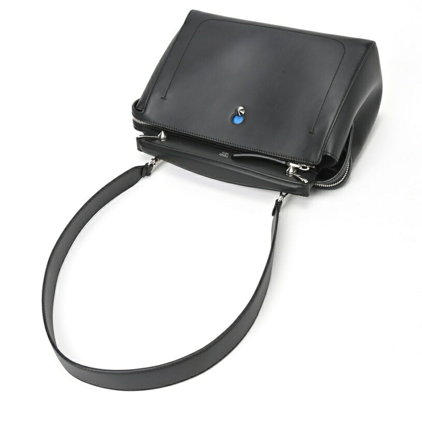 Fendi Dotcom  Leather Shoulder Bag (Pre-Owned)