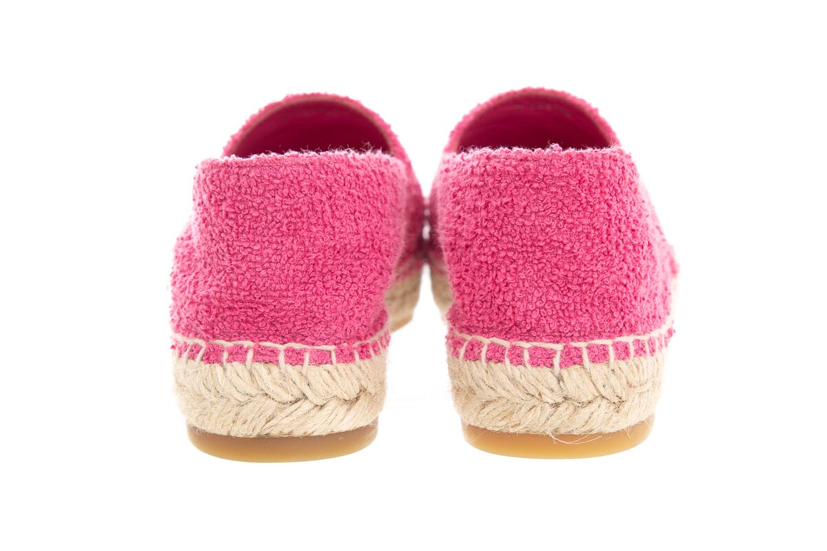 Chanel Hot Pink Tweed Espadrille SZ 40