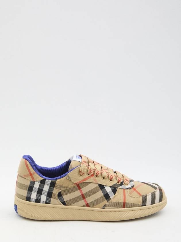 Burberry Check Terrace Low Top Sneakers Sand