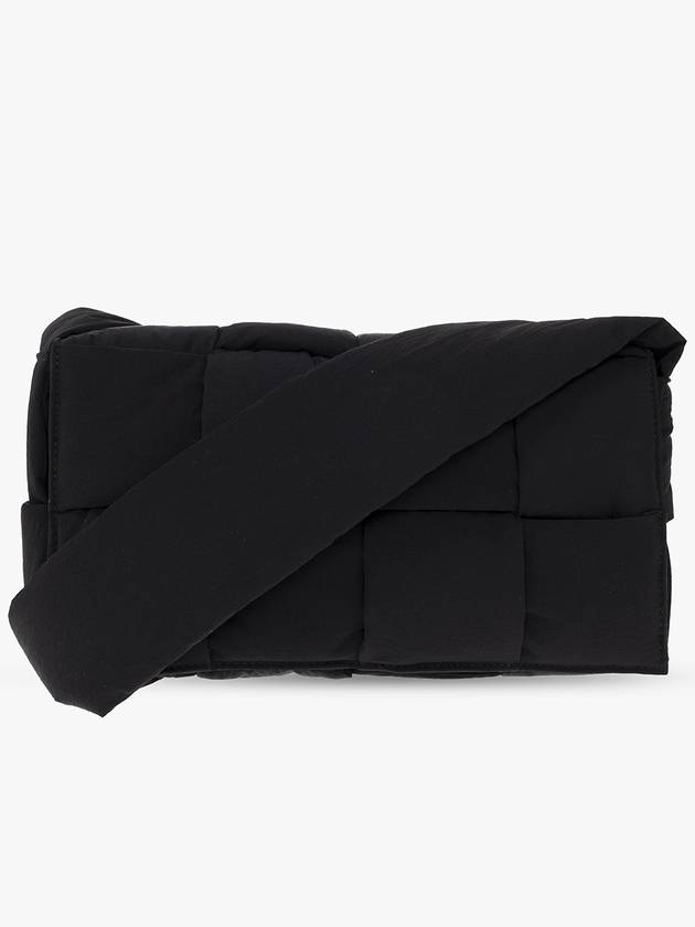 Bottega Veneta Padded Tech Cassette Cross Bag Black