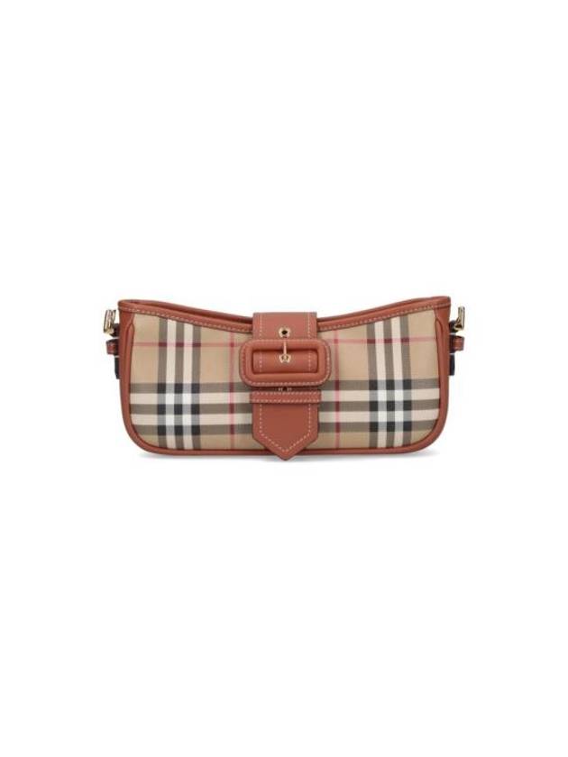 Burberry Check Shoulder Bag Brown