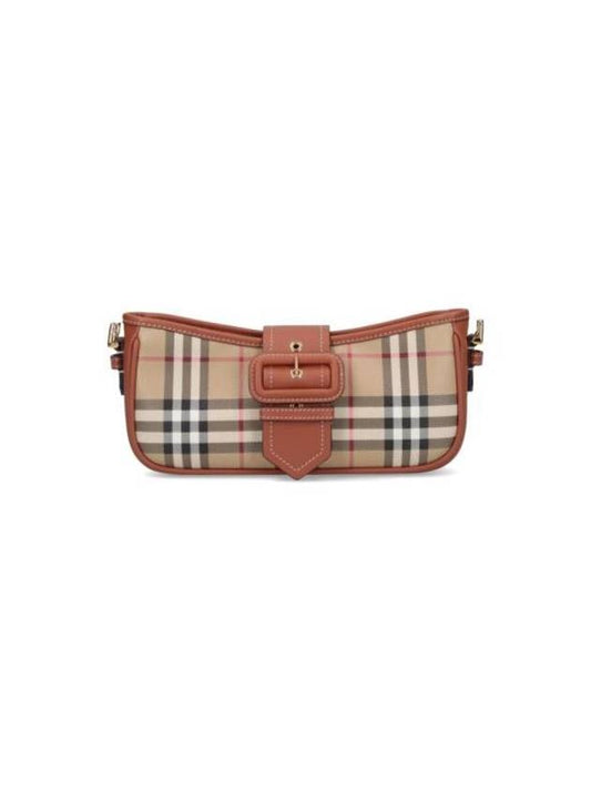 Burberry Check Shoulder Bag Brown