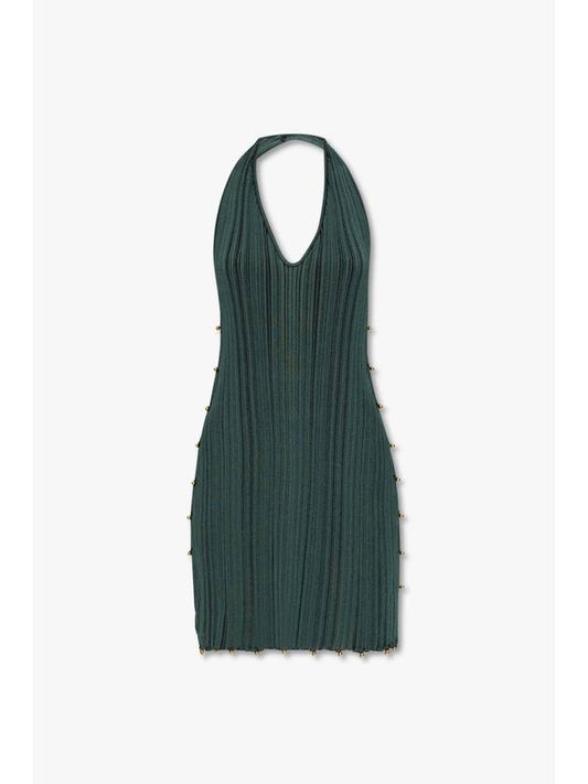 Bottega Veneta Dress With Open Back Women's Green