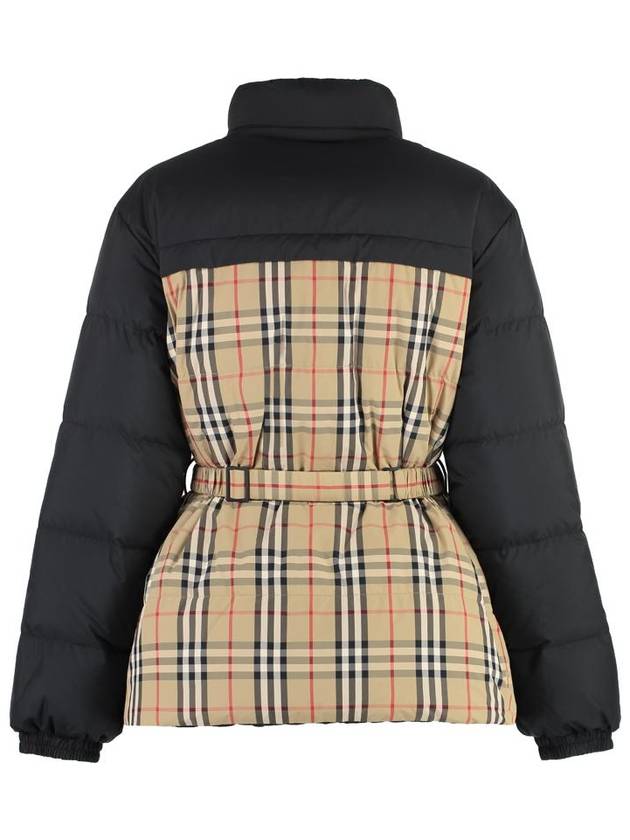 Burberry Check Reversible Down Padding Beige Black