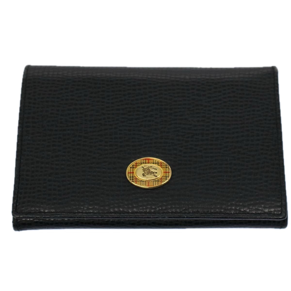 BURBERRY Nova Check Wallet PVC Leather 3Set Beige Black  ac2420