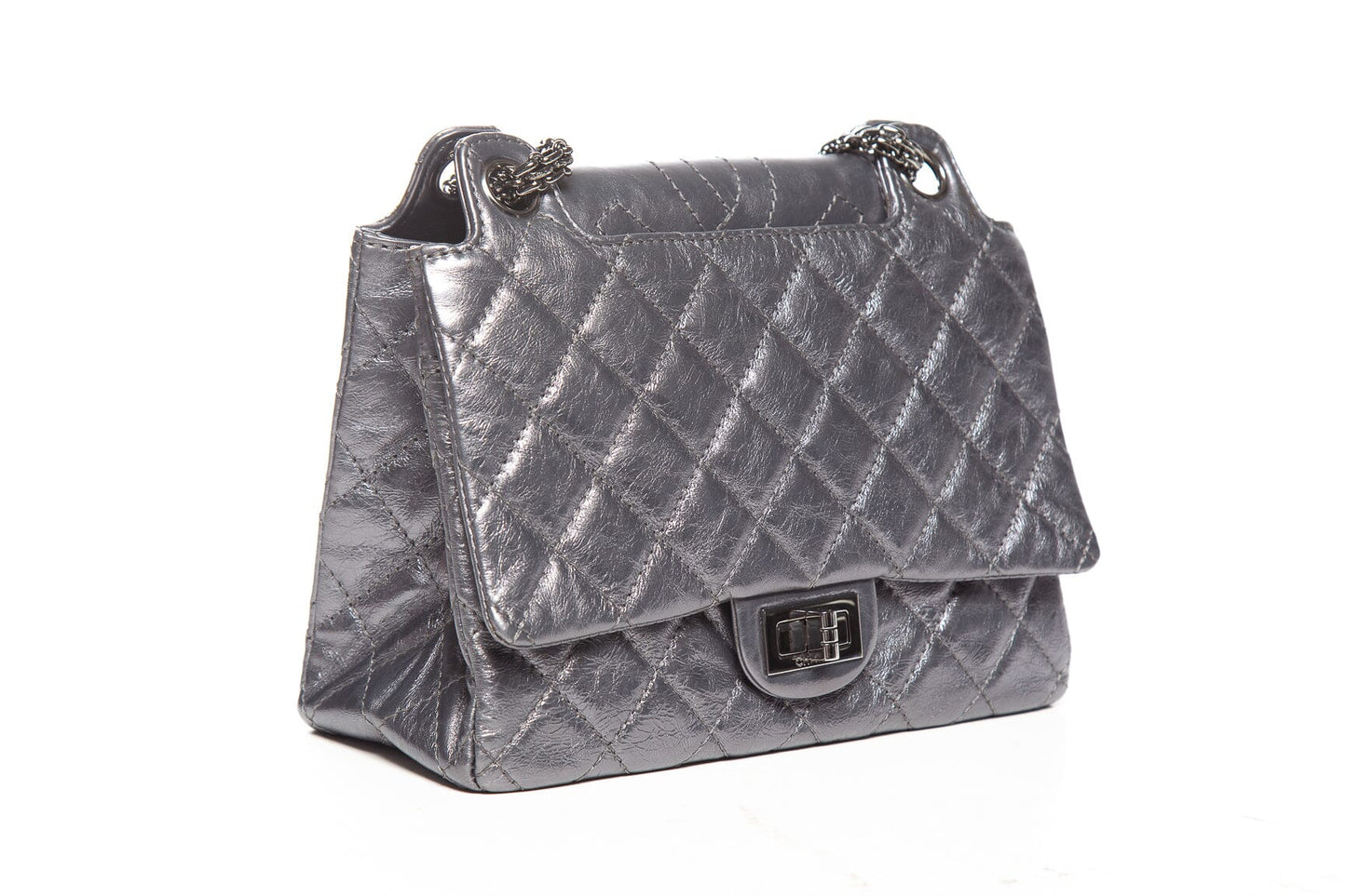 Chanel Silver Re Issue Handbag