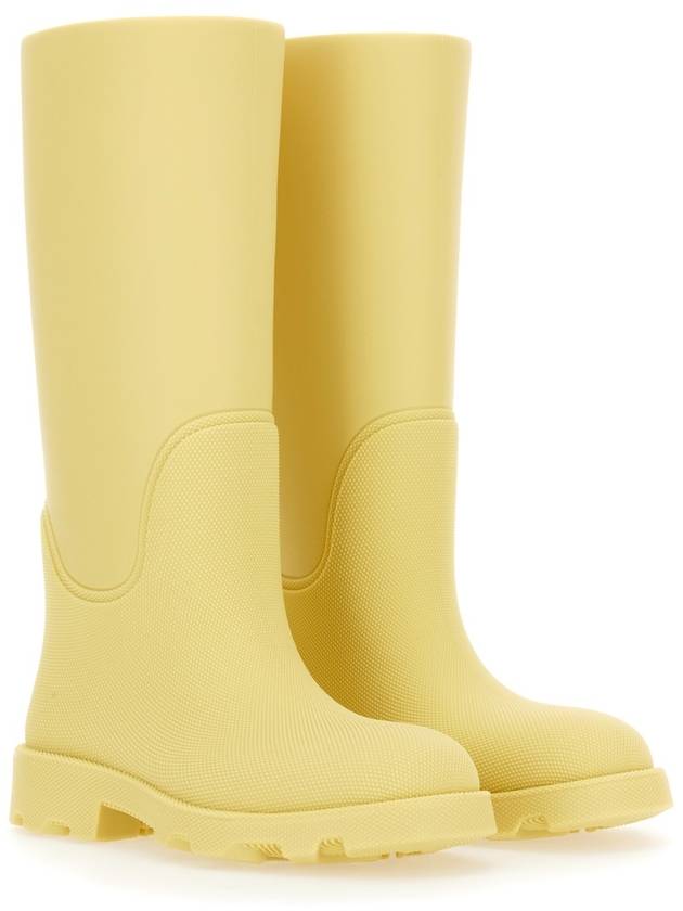 Burberry Marsh Long Rain Boots Beige