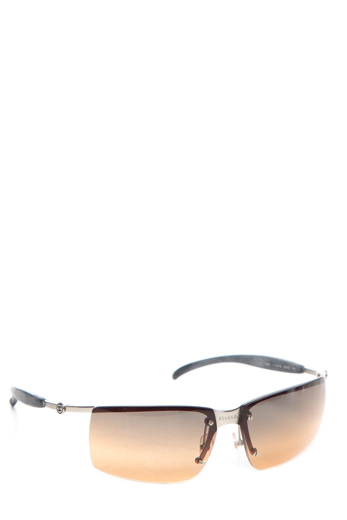 Chanel Orange Shield Gradient Sunglasses