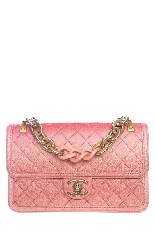 Chanel Salmon Sunset on The Sea Flap Cross-Body