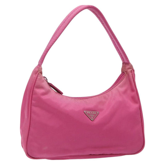 PRADA Mini Hand Bag Nylon Pink  am7616