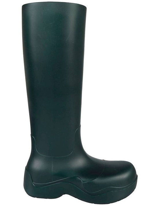 Bottega Veneta Rubber High Puddle Rain Boots Inkwell