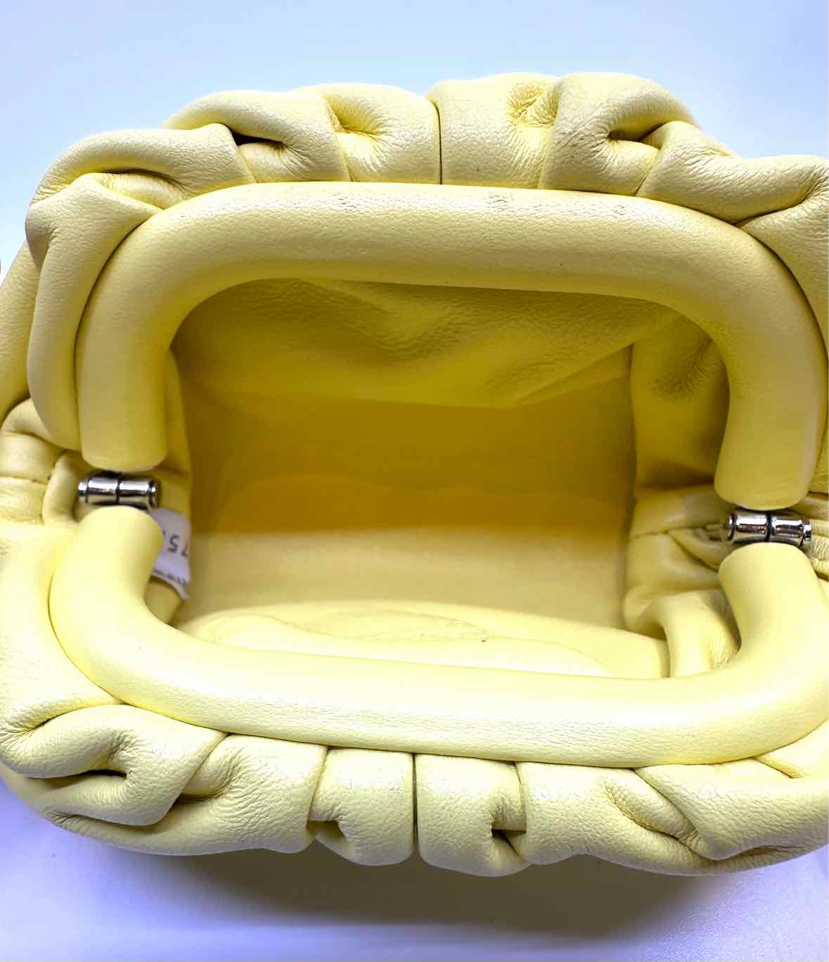 BOTTEGA VENETA Yellow Leather Handbag